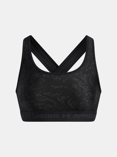 Under Armour Sutien pentru femei Under Armour Crossback Mid Print-BLK