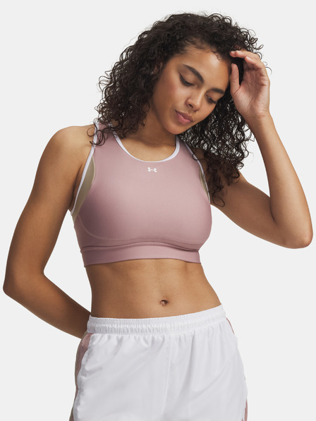 Under Armour Sutien pentru femei Under Armour UA Crossback Mid Open Back-PNK