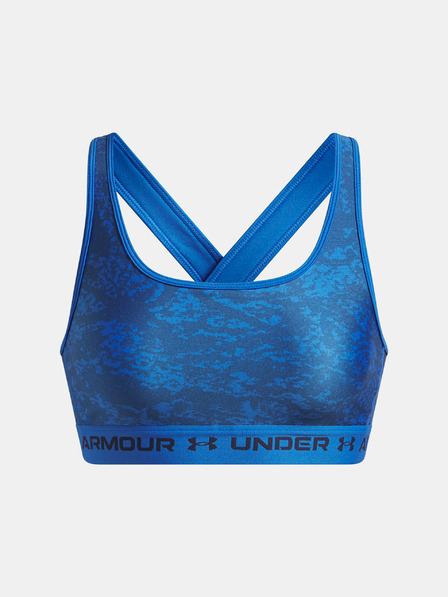 Under Armour Sutien pentru femei Under Armour Crossback Mid Print-BLU