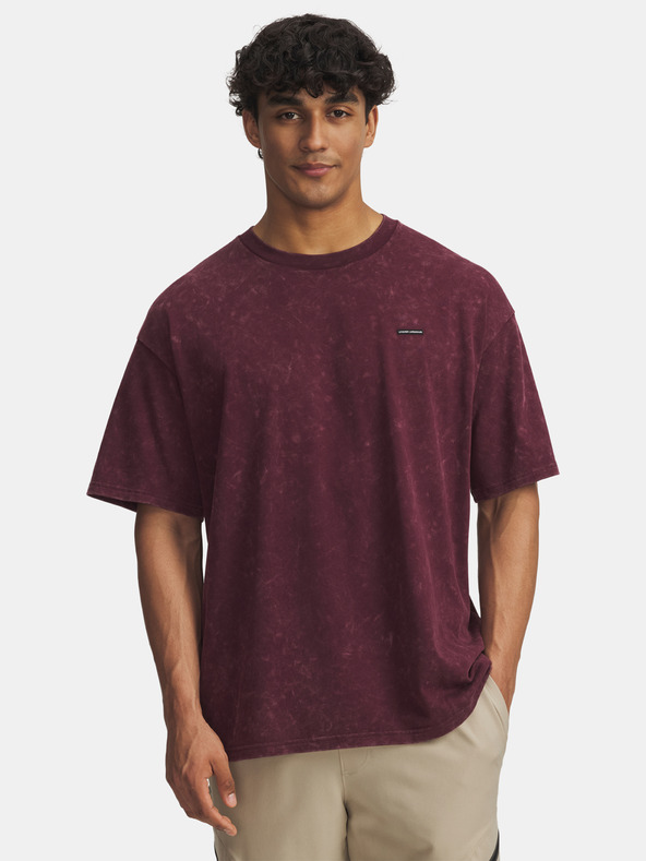 Under Armour Tricou pentru bărbați Under Armour UA M HW OS LOGO WASH SS-ROȘU