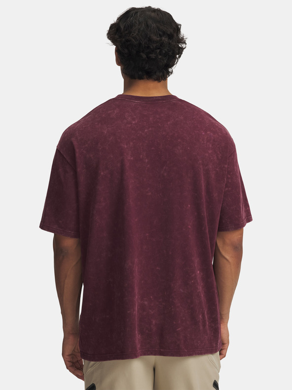 Under Armour Tricou pentru bărbați Under Armour UA M HW OS LOGO WASH SS-ROȘU