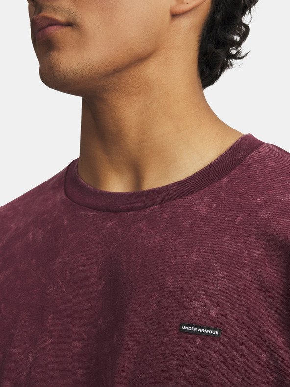 Under Armour Tricou pentru bărbați Under Armour UA M HW OS LOGO WASH SS-ROȘU