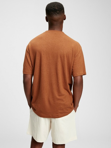 GAP Tricou din in cu mânecă scurtă GAP