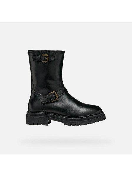 Geox Cizme de gleznă negre pentru femei Geox Iridea