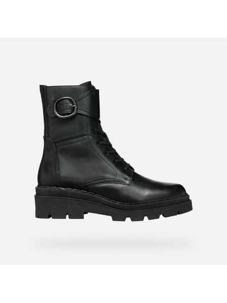 Geox Negru Cizme de gleznă Geox Felleny pentru femei