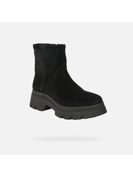 Geox Pantofi negri Geox Pluette pentru femei