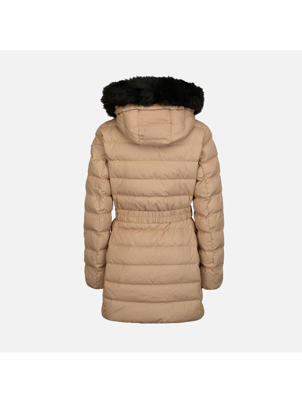 Geox Geox Catria - Jachetă din puf bej pentru femei
