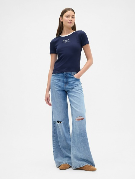 GAP Tricou crop cu logo GAP