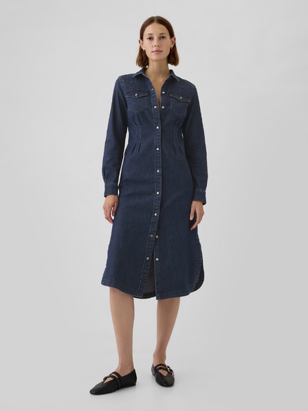 GAP Rochie midi din denim Western GAP