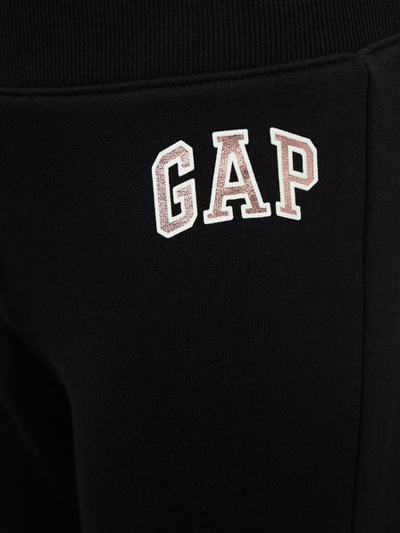 GAP Pantaloni de trening fleece logo army pentru copii GAP