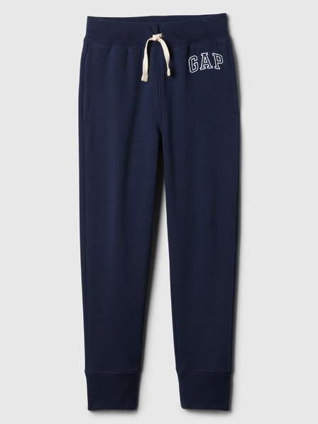 GAP Pantaloni de trening fleece logo army pentru copii GAP