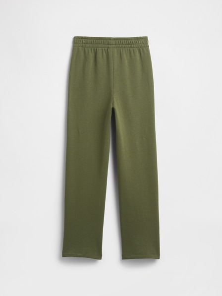 GAP Pantaloni de trening fleece logo army pentru copii GAP