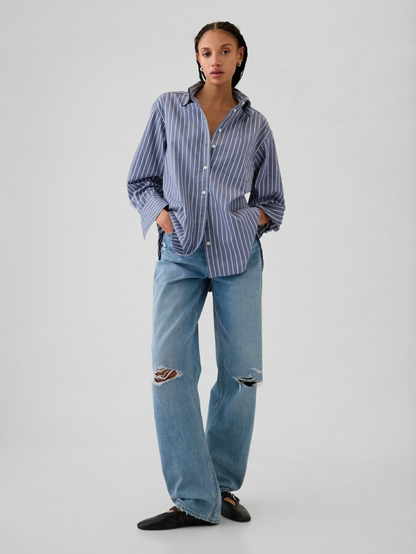 GAP Cămașă oversize din poplin Big Shirt GAP