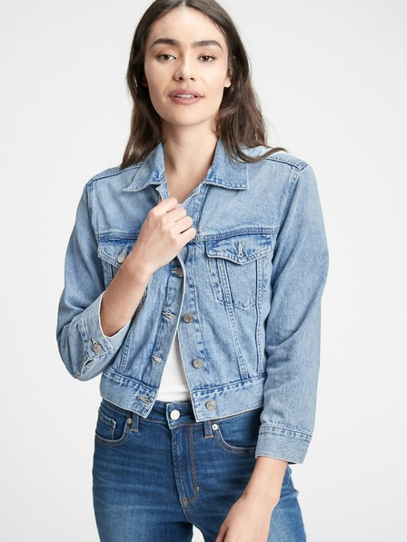 GAP Geaca jeans crop GAP