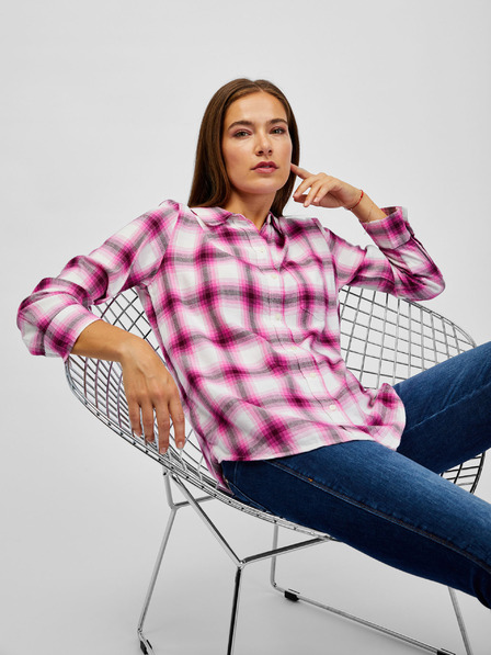 GAP Cămașă din flanel model în carouri GAP