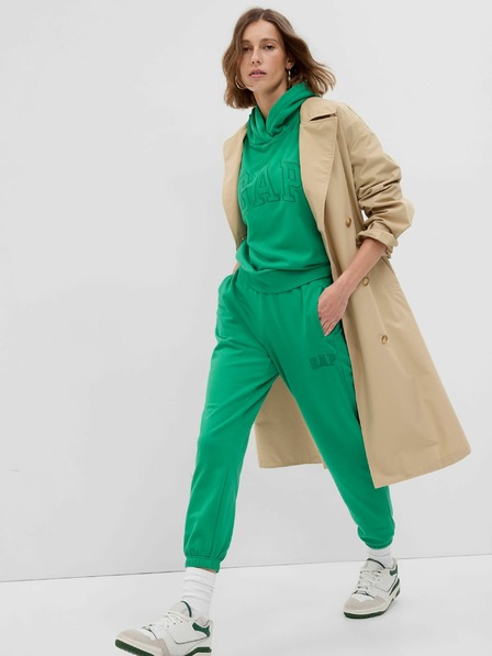 GAP Hanorac vintage soft cu logo și fermoar GAP