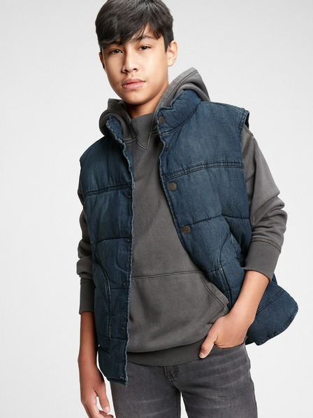 GAP Vestă denim teen organic GAP
