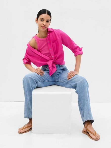 GAP Cămașă din in boyfriend GAP