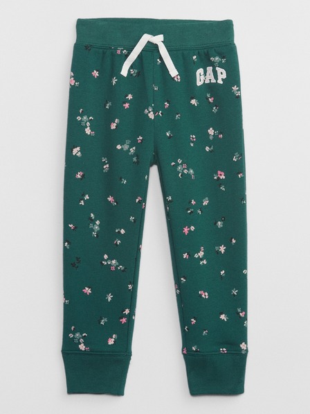 GAP Pantaloni de trening fleece logo army pentru copii GAP