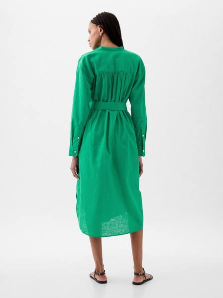 GAP Rochie midi din in oversize GAP
