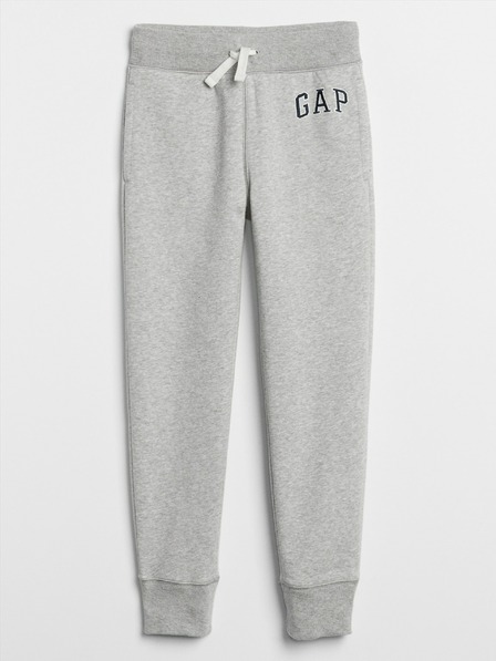 GAP Pantaloni de trening fleece logo army pentru copii GAP