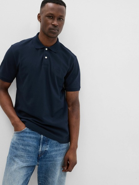 GAP Tricou polo pique cu model GAP