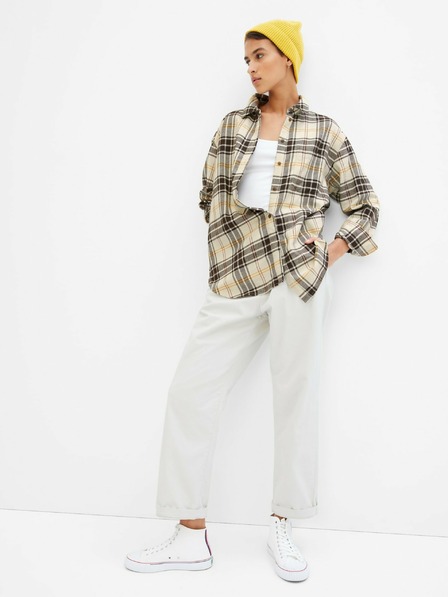 GAP Cămașă din flanelă oversize GAP