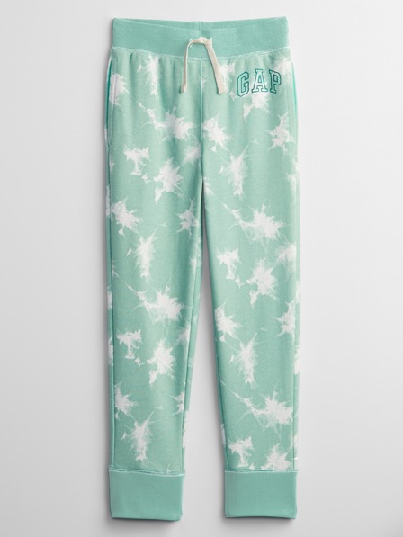 GAP Pantaloni de trening tie-dye cu logo GAP