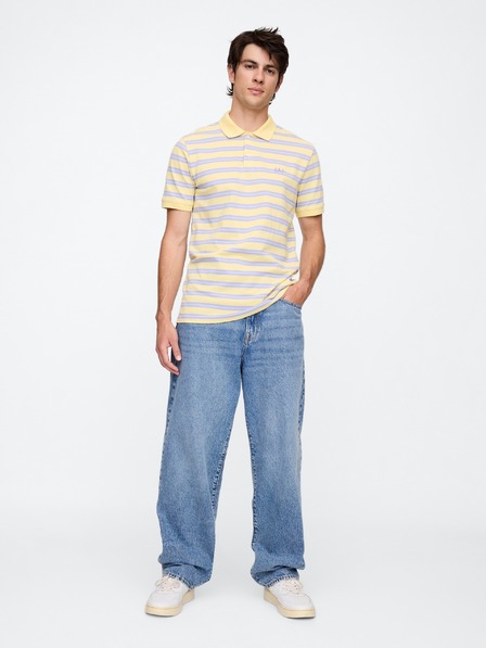 GAP Tricou polo pique cu model GAP