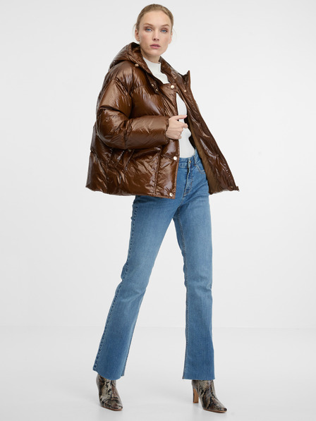 Orsay Geacă de iarnă maro pentru femei ORSAY