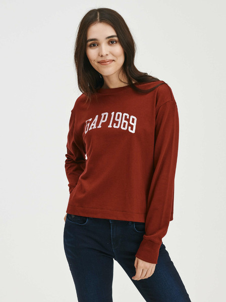 GAP Tricou crop cu logo GAP 1969