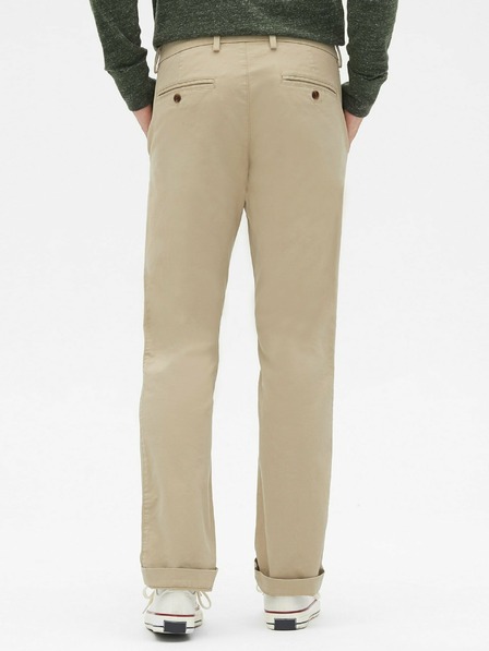 GAP Pantaloni essential khaki straight fit GapFlex GAP