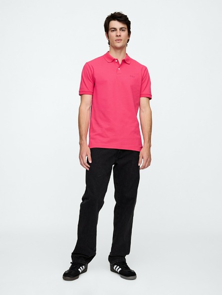 GAP Tricou polo pique cu model GAP