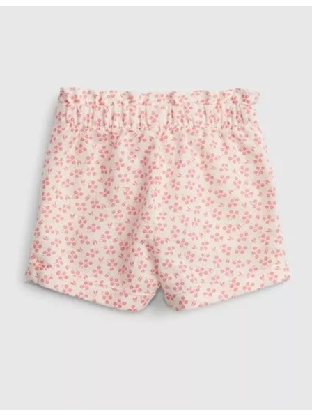 GAP Pantaloni scurți din in cu imprimeu floral pentru copii GAP