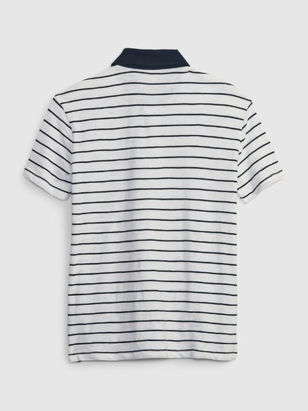 GAP Tricou polo în dungi pentru copii GAP