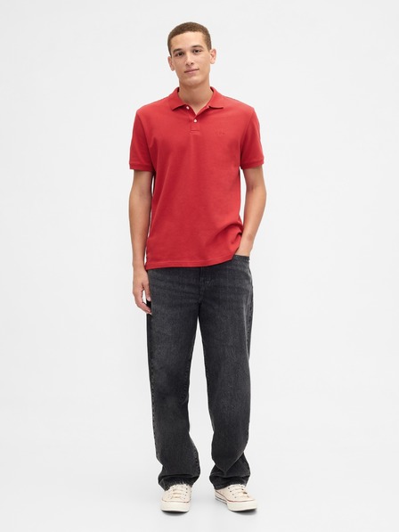 GAP Tricou polo pique cu model GAP