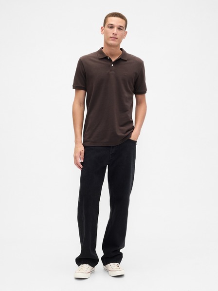 GAP Tricou polo pique cu model GAP