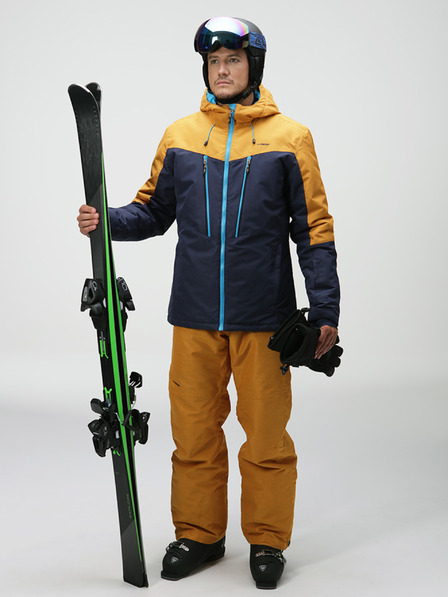 Loap Jachetă de schi albastru și galben pentru bărbați LOAP Lawrence