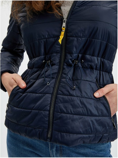 Orsay Jachetă ușoară matlasată albastru închis pentru femei ORSAY