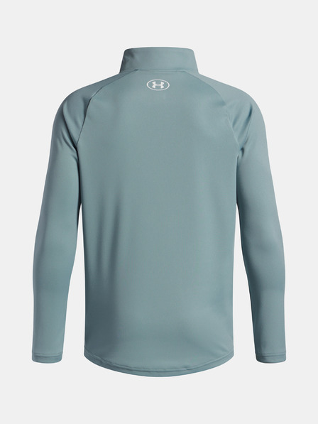 Under Armour Tricou pentru băieți Under Armour UA Tech 2.0 1/2 Zip-GRN