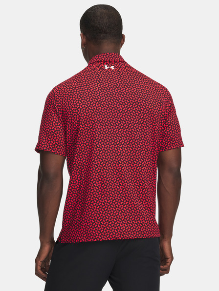 Under Armour Tricou polo pentru bărbați Under Armour UA T2G Printed Polo-RED