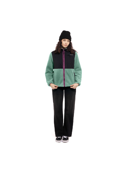Horsefeathers Hanorac fleece Gema - verde gheață