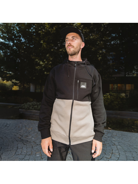 Horsefeathers Hanorac Vick - negru/taupe