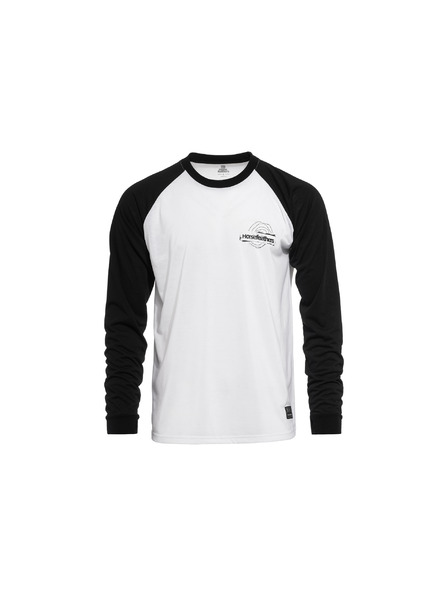 Horsefeathers Tricou Shank LS - alb