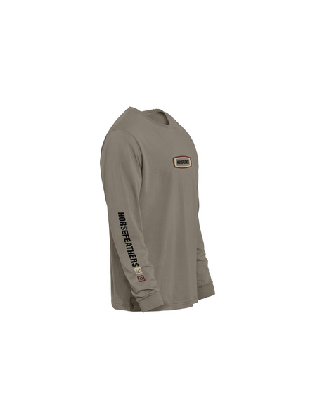 Horsefeathers Tricou Raceway LS - taupe