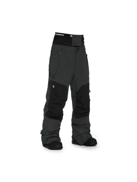 Horsefeathers Pantaloni Nelson - fantomă/negru