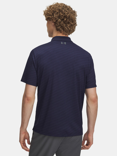 Under Armour Polo tipărit Under Armour UA Matchplay-BLU pentru bărbați