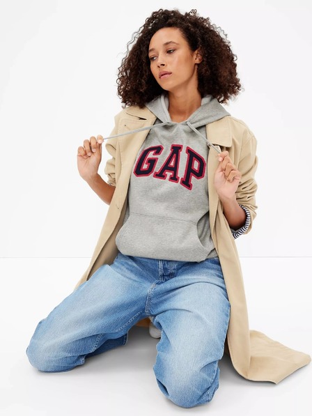 GAP Hanorac cu logo și fleece GAP