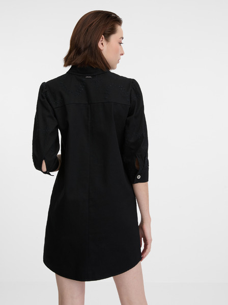 Orsay Rochie de damă neagră din denim ORSAY