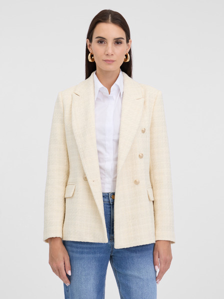 Orsay Jachetă crem pentru femei ORSAY